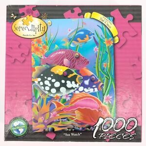 Serendipity Puzzle Co. Sea Watch by Bob Rouse 1000 Piece Jigsaw Puzzle - GUC